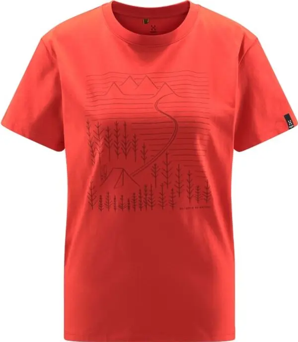 HAGLÖFS HAGLÖFS CAMP W Дамска тениска, червено, размер