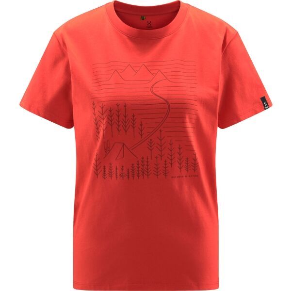HAGLÖFS HAGLÖFS CAMP W Дамска тениска, червено, размер