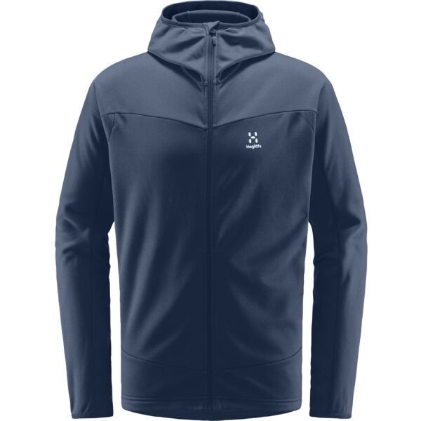 HAGLÖFS HAGLÖFS FROST MID HOOD M Мъжки суитшърт, синьо, размер