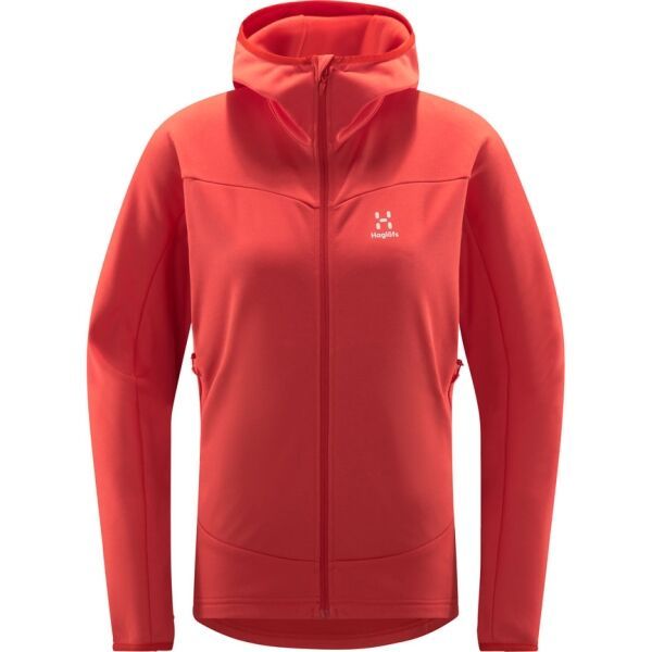 HAGLÖFS HAGLÖFS FROST MID HOOD W Дамски суитшърт, розово, размер