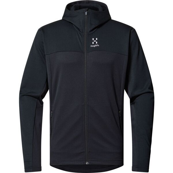 HAGLÖFS HAGLÖFS LARK MID HOOD Мъжки суитшърт, черно, размер