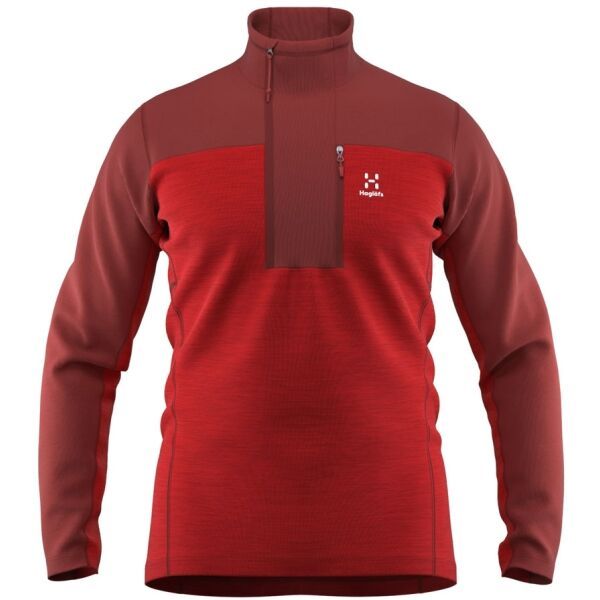 HAGLÖFS HAGLÖFS ROC FLASH MID Мъжки суитшърт, червено, размер