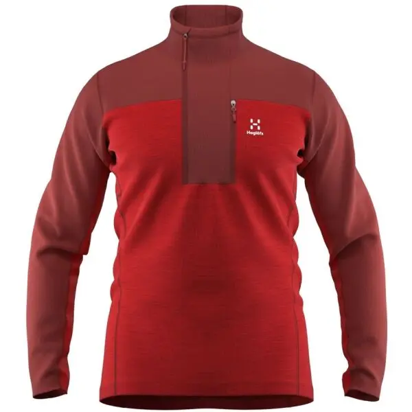 HAGLÖFS HAGLÖFS ROC FLASH MID Мъжки суитшърт, червено, размер