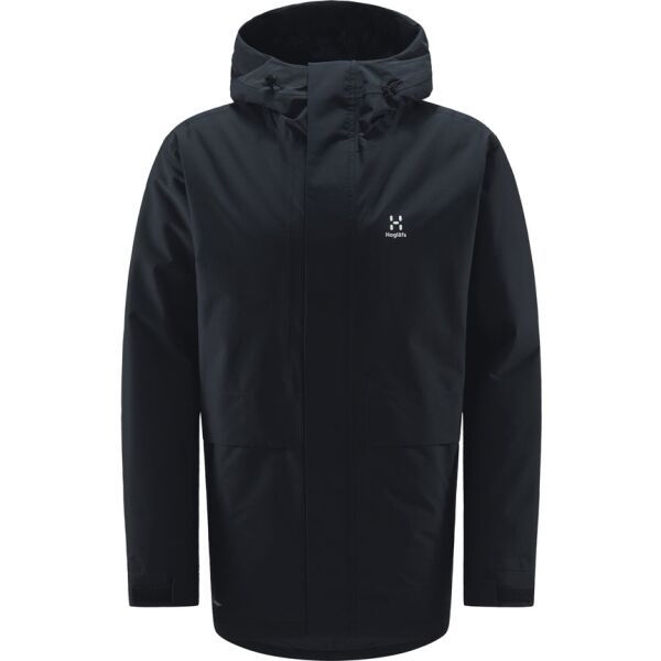 HAGLÖFS HAGLÖFS SALIX PROOF MIMIC PARKA M Мъжко яке, тип парка, черно, размер