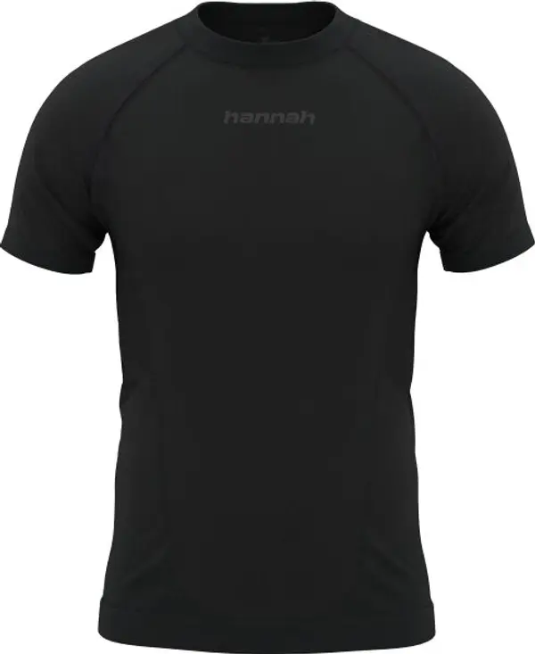 Hannah Hannah ACTIVE TS S/S Функционална мъжка тениска, черно, размер