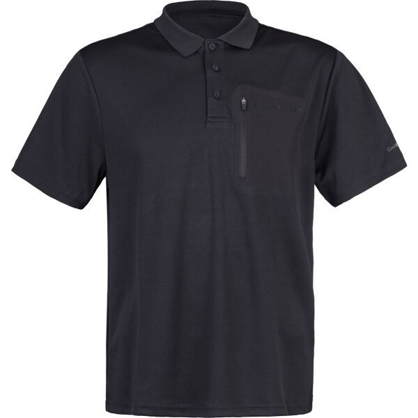 Hannah Hannah ARNEL Мъжка  тениска с яка, черно, размер