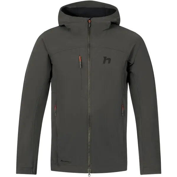 Hannah Hannah ARWEN HOODY Мъжко софтшел яке, тъмносиво, размер