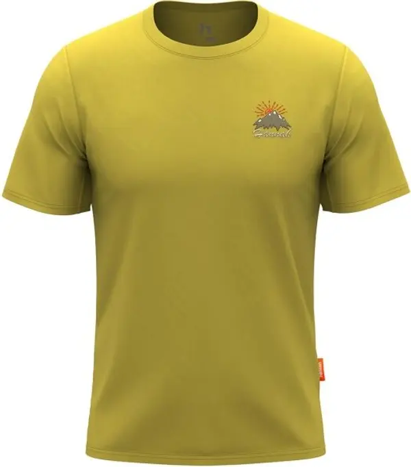 Hannah Hannah BASTER Мъжка памучна тениска, жълто, размер