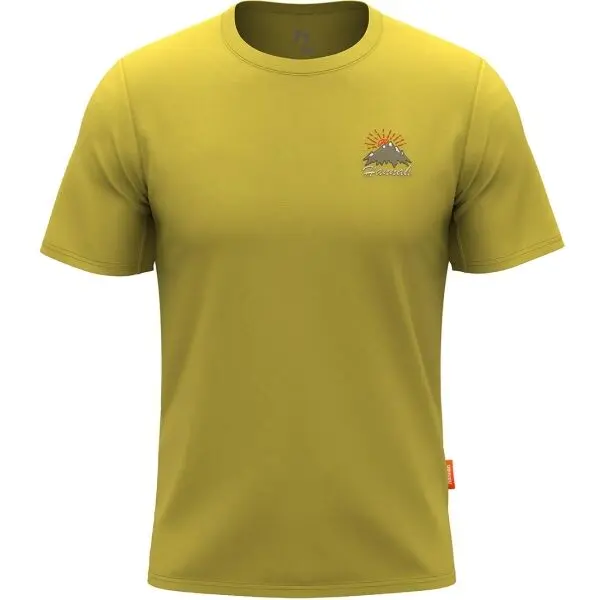 Hannah Hannah BASTER Мъжка памучна тениска, жълто, размер