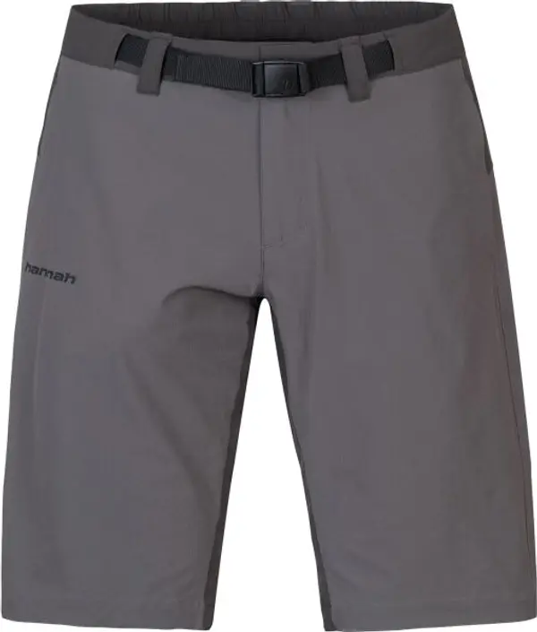 Hannah Hannah BINDERS SHORTS Мъжки шорти, тъмносиво, размер