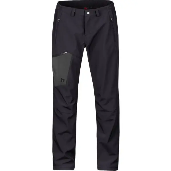 Hannah Hannah BREDLY Мъжки панталони от софтшел с мембрана, черно, размер