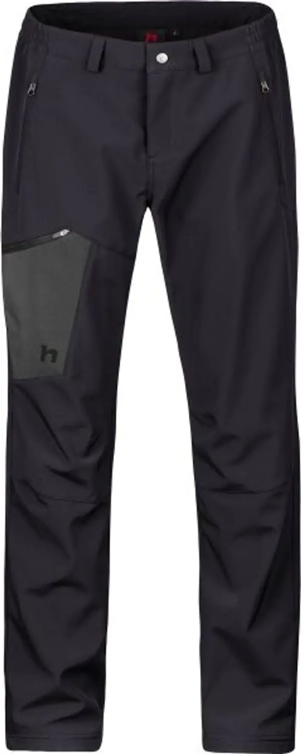 Hannah Hannah BREDLY Мъжки панталони от софтшел с мембрана, черно, размер