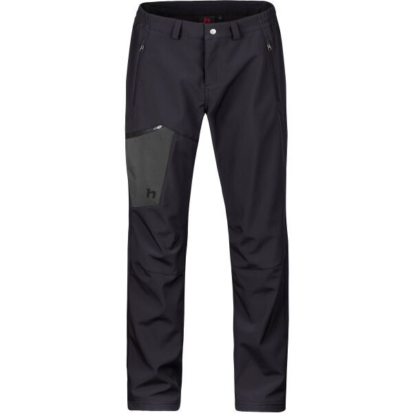 Hannah Hannah BREDLY Мъжки панталони от софтшел с мембрана, черно, размер