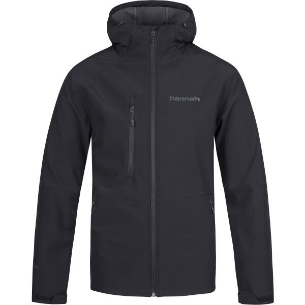 Hannah Hannah BRISTON Мъжко софтшел яке, черно, размер