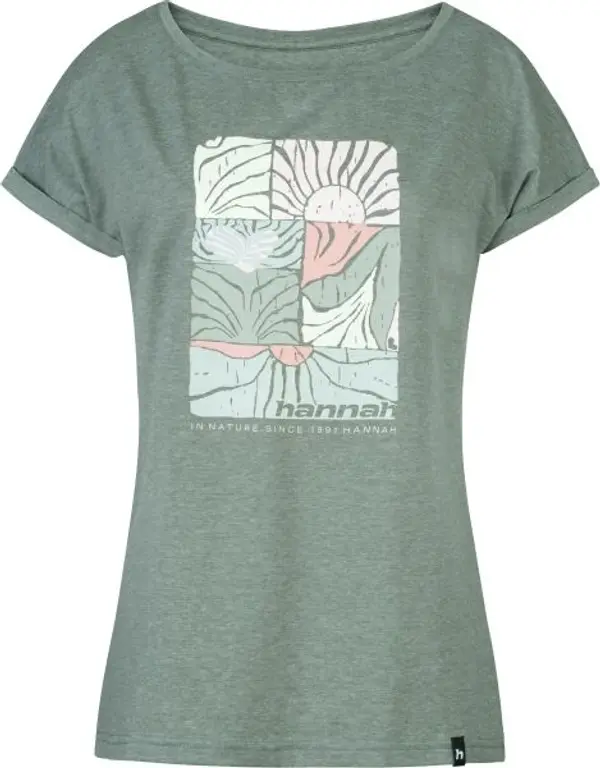 Hannah Hannah CHILLI Дамска тениска, светло-зелено, размер