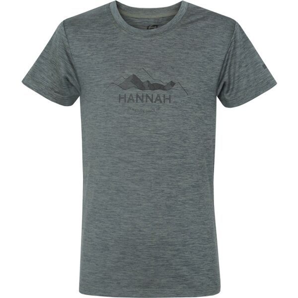 Hannah Hannah CORNET JR II Детска функционална тениска, тъмнозелено, размер