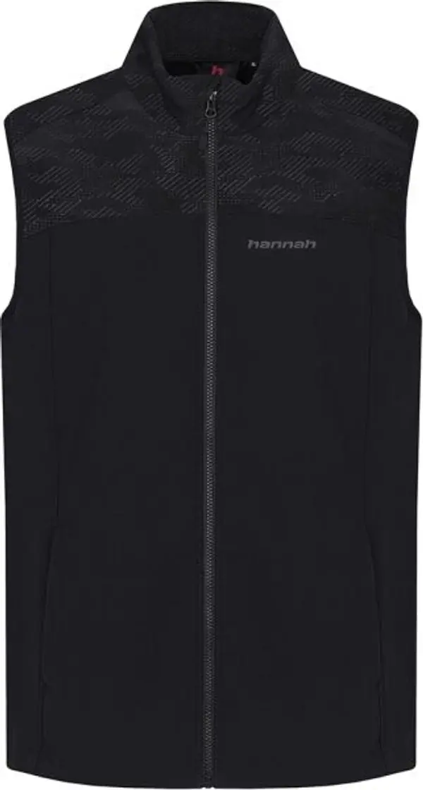 Hannah Hannah EDDIE Мъжки софтшел елек, черно, размер XXXL