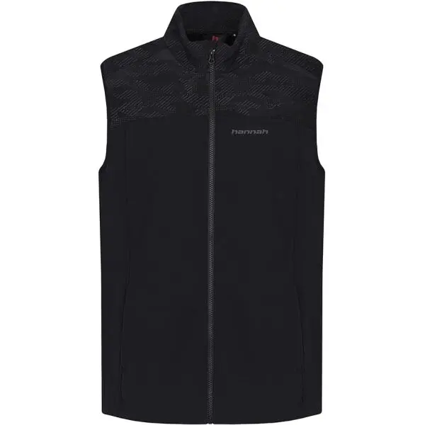 Hannah Hannah EDDIE Мъжки софтшел елек, черно, размер