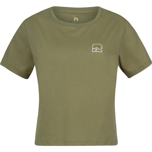 Hannah Hannah ELIN Дамска памучна тениска, khaki, размер