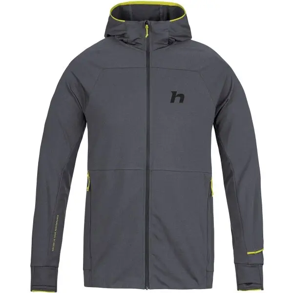 Hannah Hannah ETHAN HOODY Мъжка функционална блуза, тъмносиво, размер