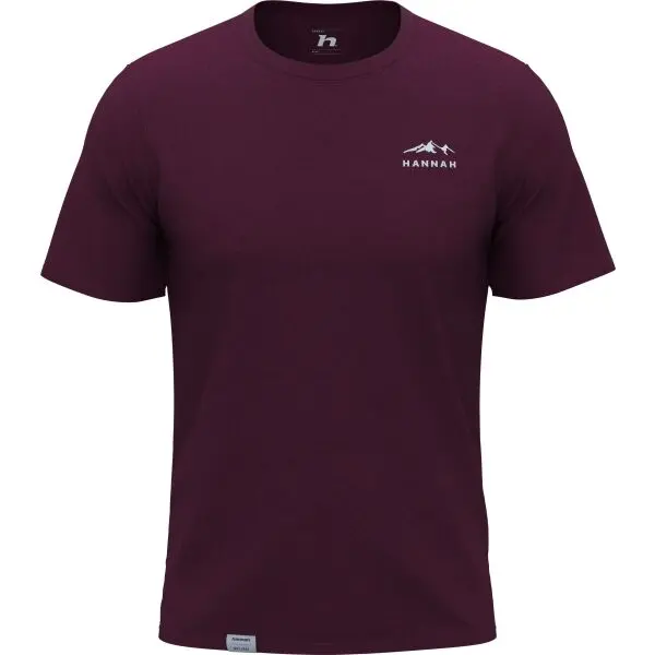 Hannah Hannah FRED Мъжка тениска, винен, размер XXXL