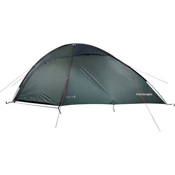 Hannah Hannah SETT 3 Туристическа палатка, тъмнозелено, размер os