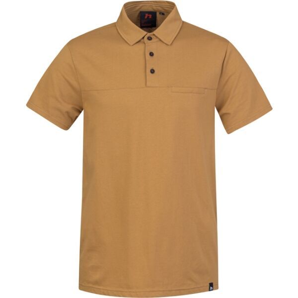 Hannah Hannah KAJAN Мъжка тениска с якичка, кафяво, размер