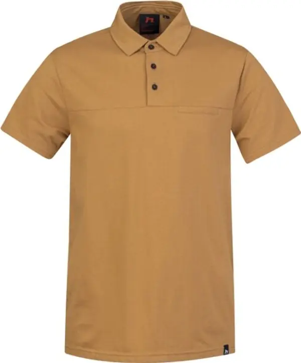 Hannah Hannah KAJAN Мъжка тениска с якичка, кафяво, размер