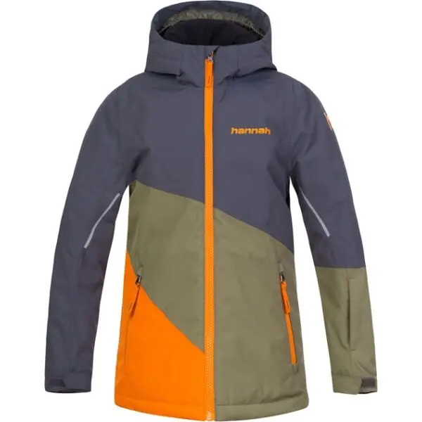 Hannah Hannah KIGALI JR Детско яке за ски, тъмносиво, размер 122-128