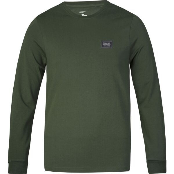 Hannah Hannah KIRK II Мъжка тениска, тъмнозелено, размер