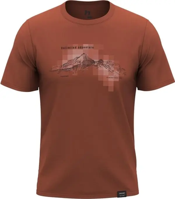 Hannah Hannah LUKE Мъжка тениска, кафяво, размер