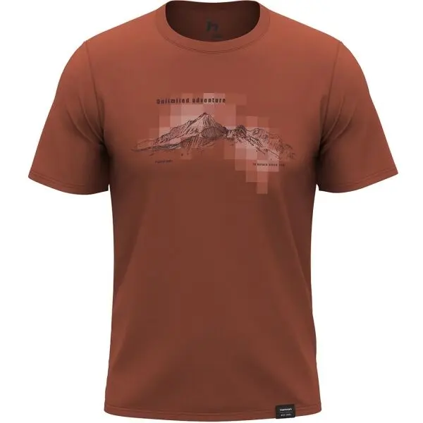 Hannah Hannah LUKE Мъжка тениска, кафяво, размер