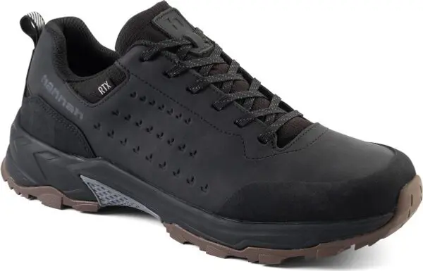 Hannah Hannah LUMBER Мъжки кожени туристически обувки, черно, размер