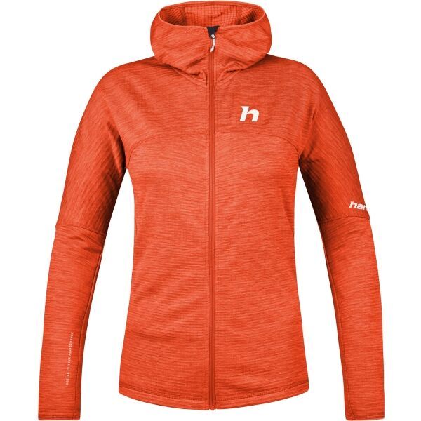Hannah Hannah MEDA HOODY Дамски функционален суитшърт, оранжево, размер