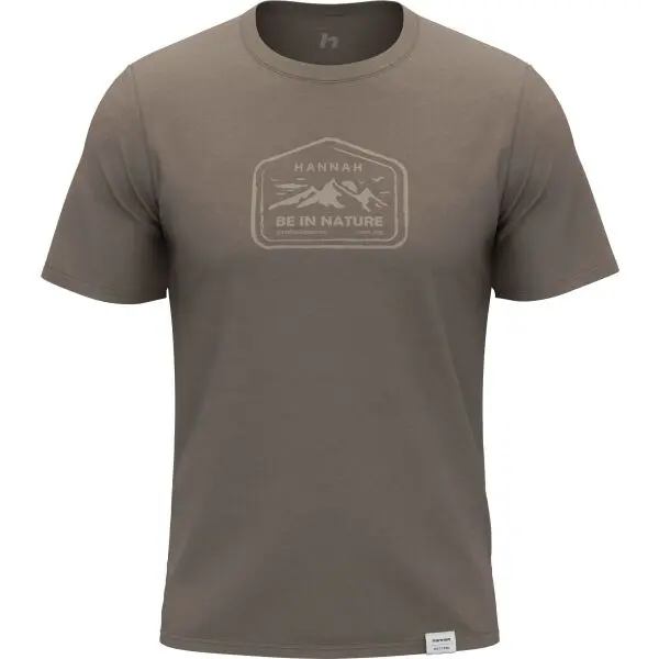 Hannah Hannah MIKO Мъжка тениска, кафяво, размер