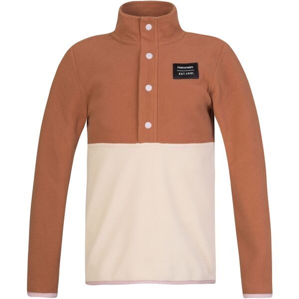 Hannah Hannah MINT JR Детски суитшърт, кафяво, размер