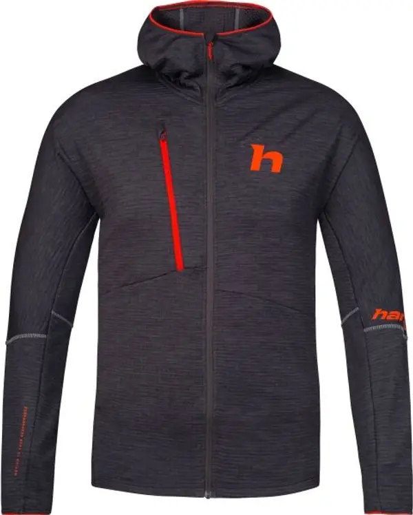 Hannah Hannah NIRO HOODY Мъжки функционален суитшърт, черно, размер