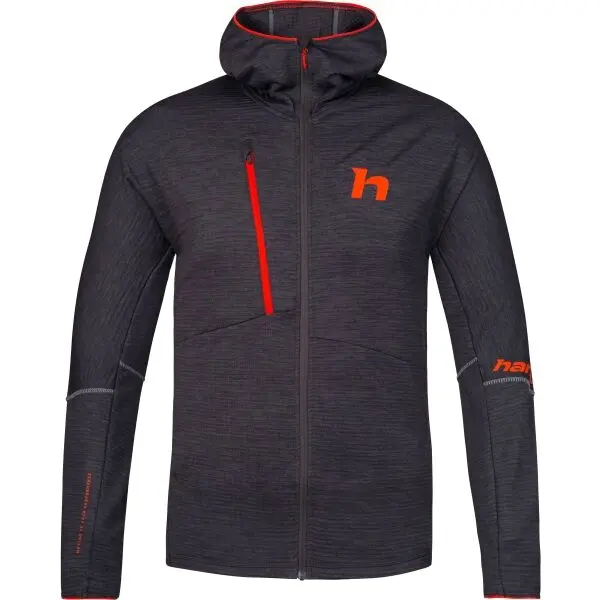 Hannah Hannah NIRO HOODY Мъжки функционален суитшърт, черно, размер