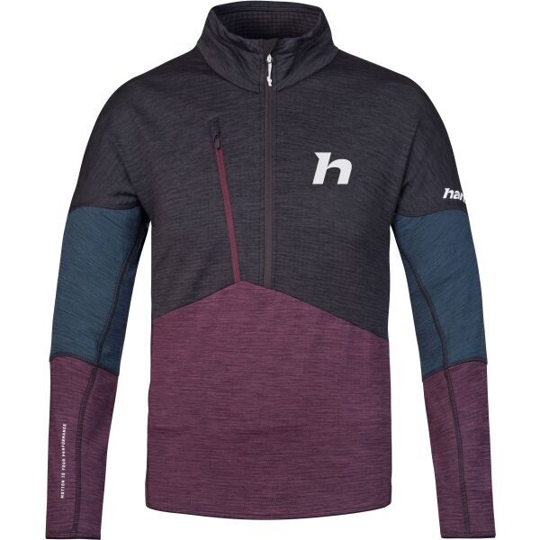 Hannah Hannah NIRO HZ Мъжки функционален суитшърт, винен, размер