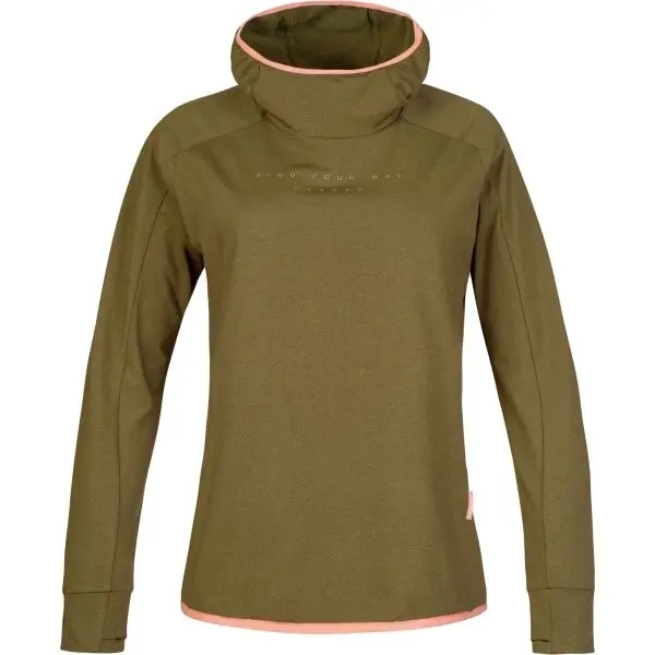 Hannah Hannah NYMA HOODY Дамски суитшърт, khaki, размер