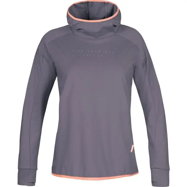 Hannah Hannah NYMA HOODY Дамски суитшърт, лилаво, размер