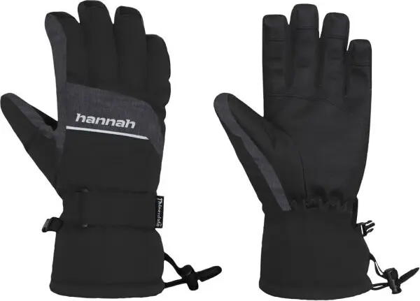 Hannah Hannah RAFFY Мъжки скиорски ръкавици, черно, размер