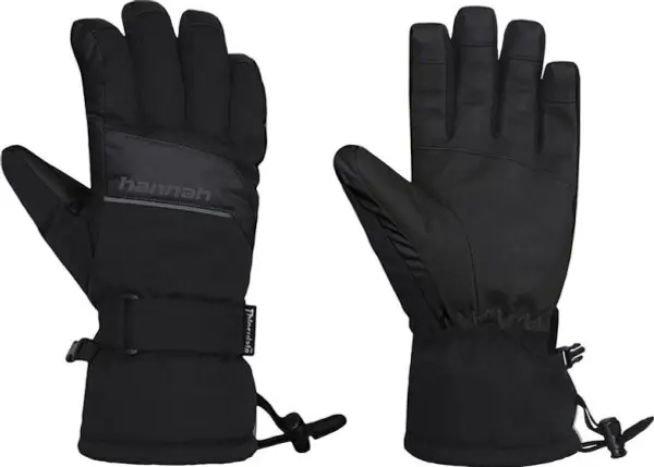 Hannah Hannah RAFFY Мъжки скиорски ръкавици, черно, размер