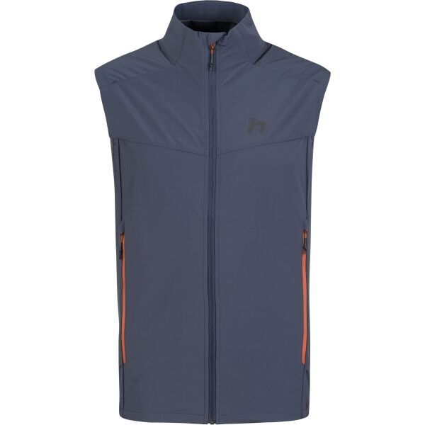 Hannah Hannah SEUMAS VEST Мъжки елек от софтшел, тъмносиво, размер