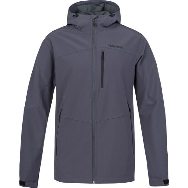 Hannah Hannah SHELTON LITE Мъжко яке от софтшел, тъмносиво, размер