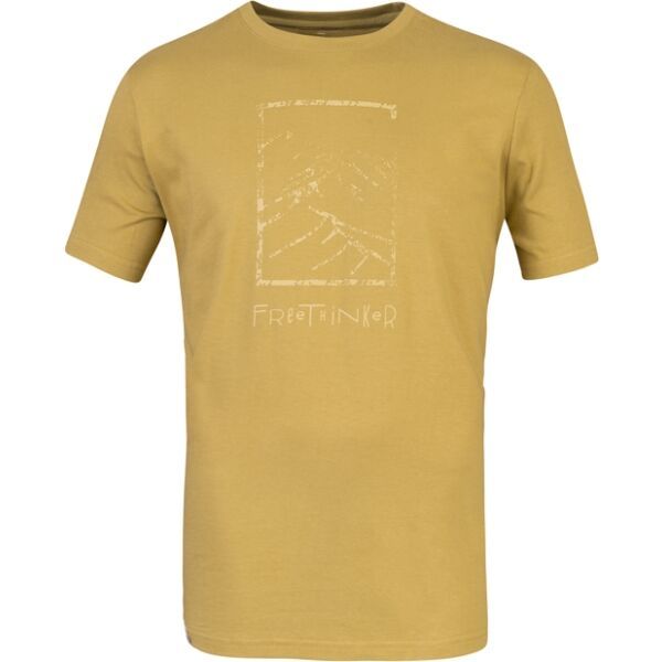 Hannah Hannah SKATCH Мъжка тениска, жълто, размер