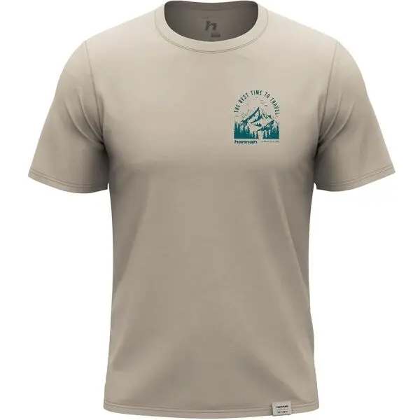 Hannah Hannah STITCH Мъжка памучна тениска, бежово, размер