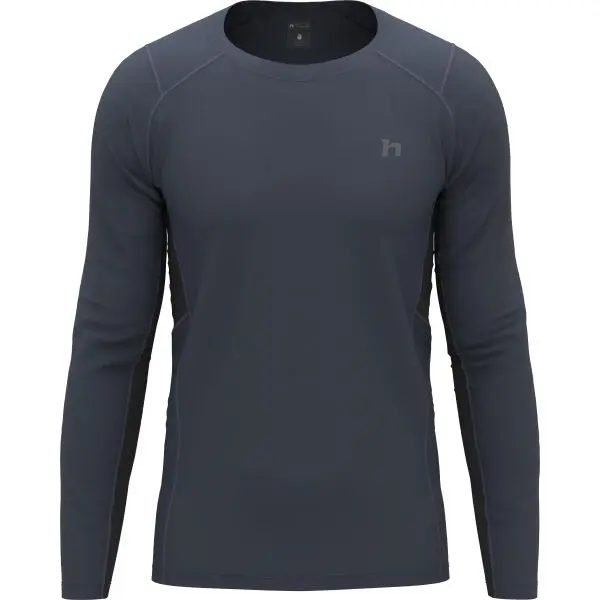 Hannah Hannah TARAN L/S Мъжка функционална тениска, тъмносиво, размер