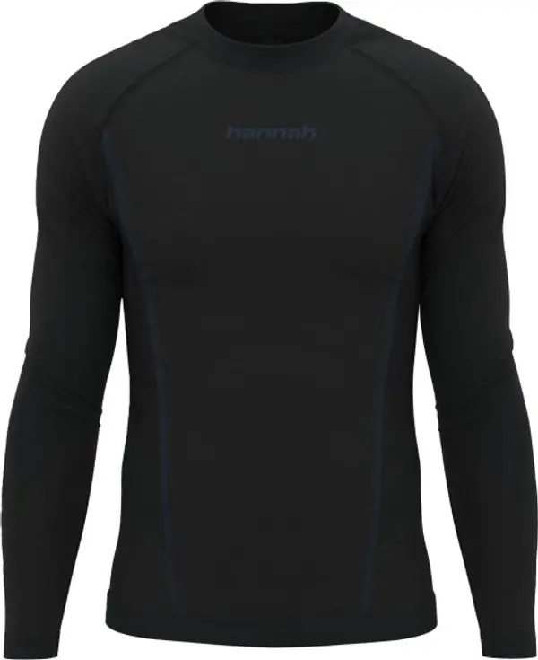Hannah Hannah THERMO ACTIVE TS L/S Функционална мъжка тениска, черно, размер S/M