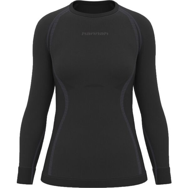 Hannah Hannah THERMO ACTIVE TS L/S W Дамска функционална тениска, черно, размер